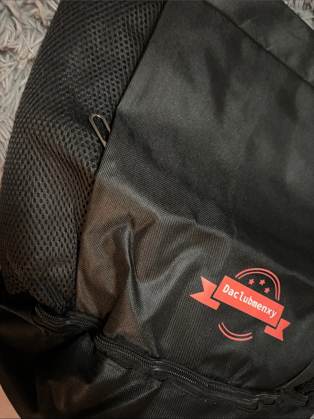 Black Backpack Drawstring cooler bag Nwt